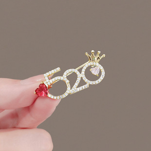 奥特莱斯清仓520礼物胸针outlets女配饰潮金属结构件 一折专区