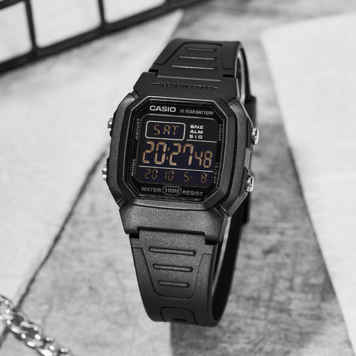 卡西欧考试专用运动手表男生