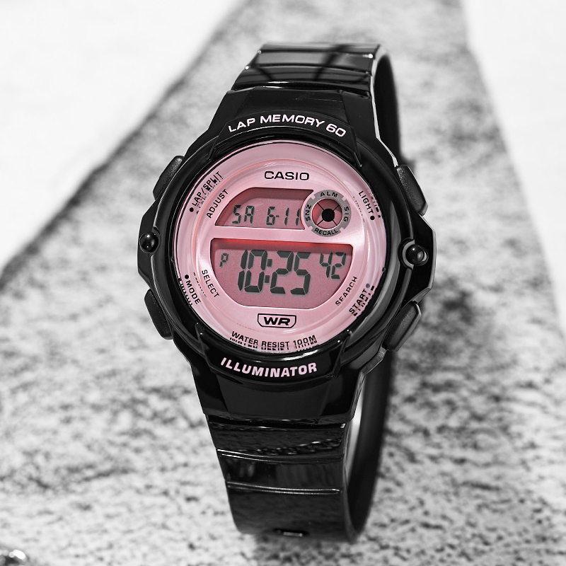 卡西欧手表女学生手表户外运动防水石英表LWS-1200H-7A3海外直邮