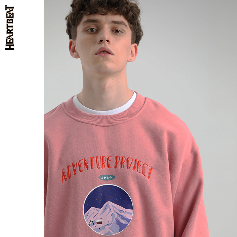 印花hb休闲套头卫衣套头