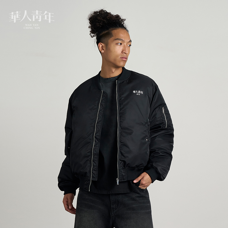华人青年宽松时尚夹克