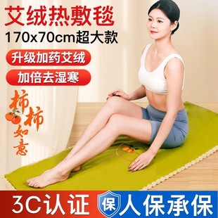 艾灸热敷毯电加热艾草床垫艾绒电热毯褥子全身通用理疗垫养生熏蒸
