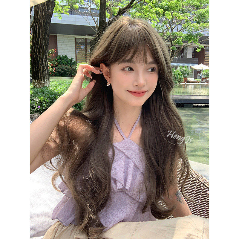 哼唧假发女长发全头套长卷发日常自然法式大波浪仿全真人发假发套