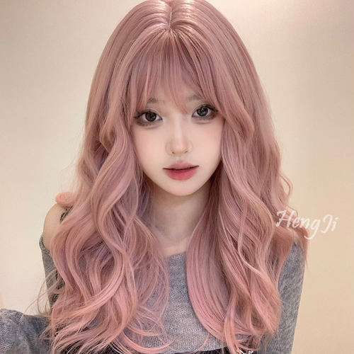 哼唧樱花粉甜美可爱长卷啊风