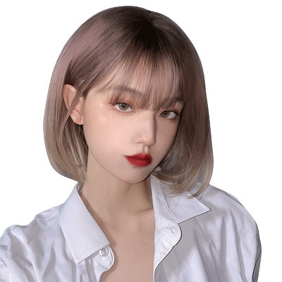 超abobo头中性少女风韩式发型