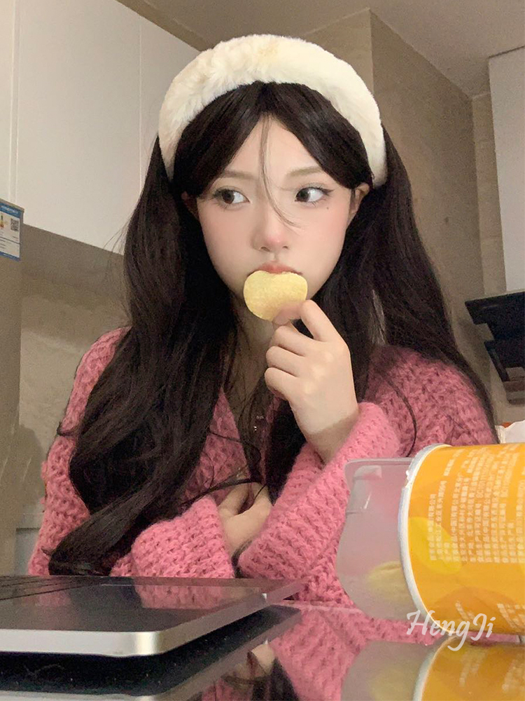哼唧假发女长发自然蓬松大波浪长卷发Lolita全头套逼真时尚假发套
