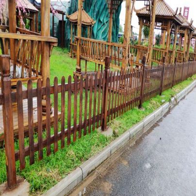 草坪护栏塑料花池围栏绿化小篱笆菜园白色花园栅栏