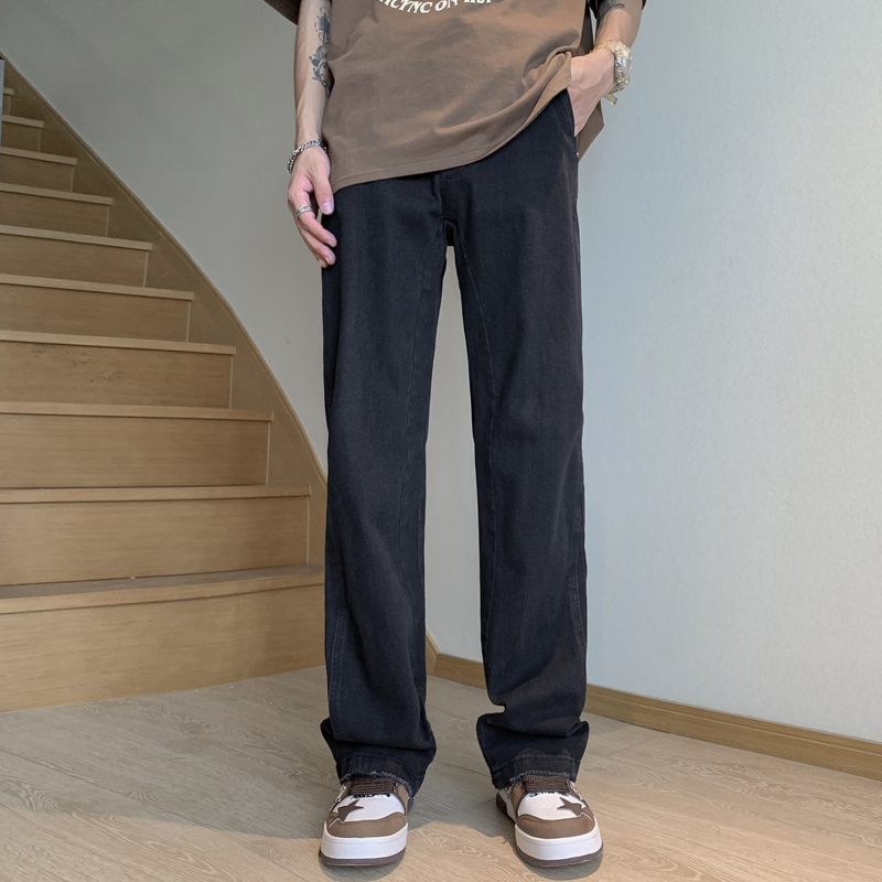 LAZY DAY原创男装工作室阿茶与阿古pd大人bellken美式宽松牛仔裤