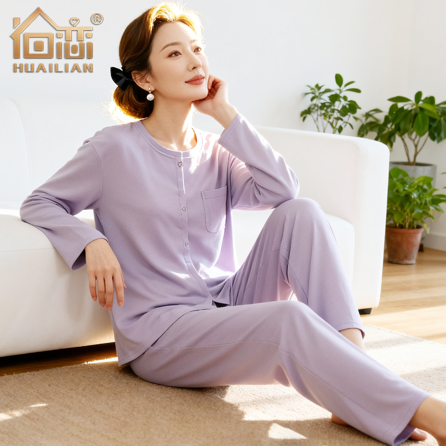 俏雅简洁·追求品质女人的居家服