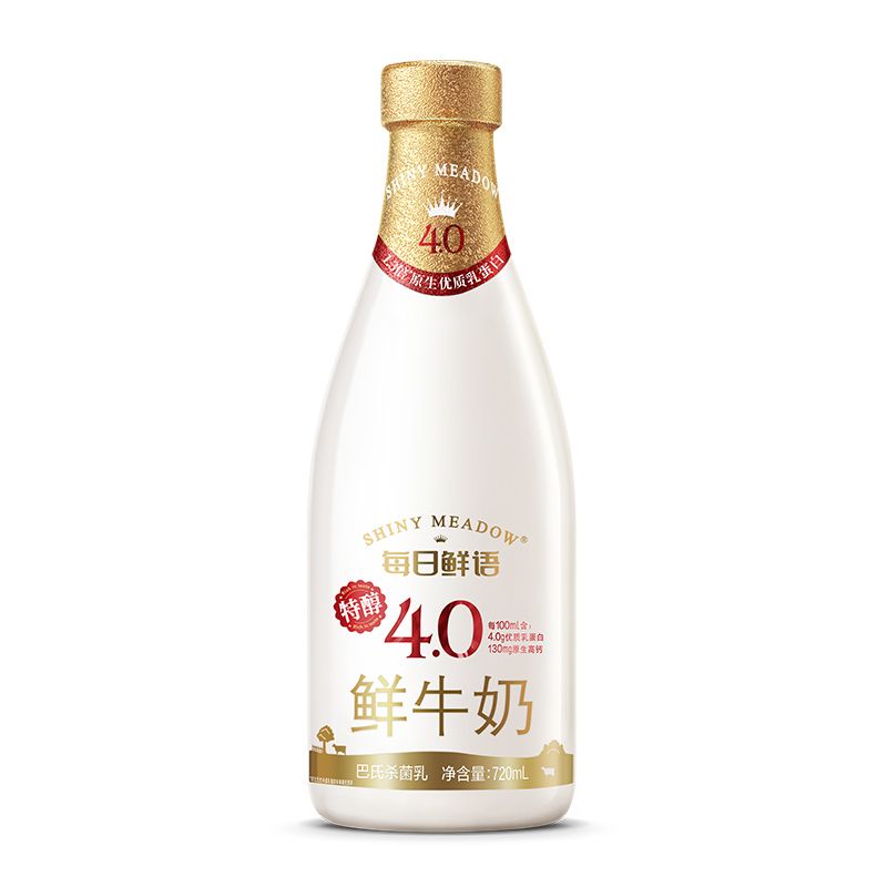 每日鲜语4.0鲜牛奶720ml瓶装鲜奶生牛乳早餐奶