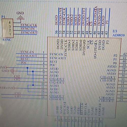 可维修AD9958.AD9959DSA模块原理图和STM32程序源议价