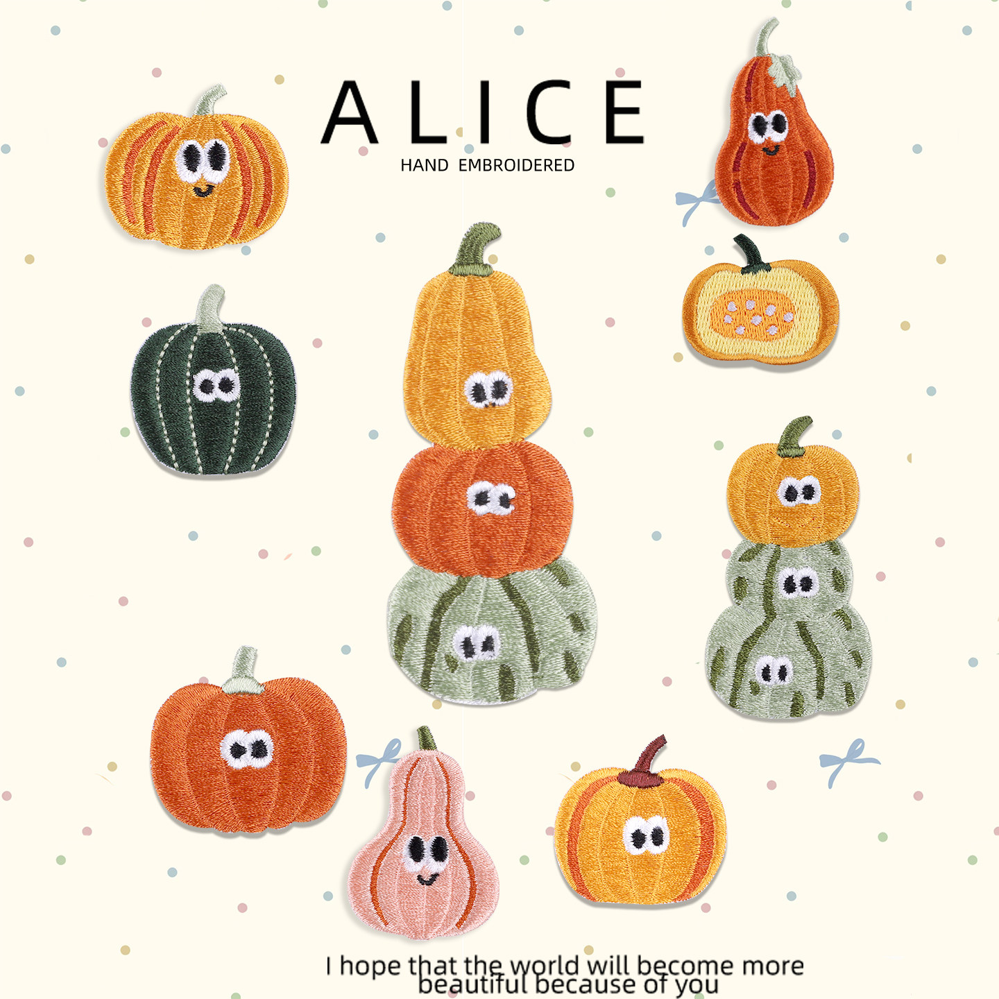 搞怪南瓜补丁贴手机iPad自粘布贴手账本书包装饰贴裤子衣服刺绣贴,居家布艺,布贴,淘宝优惠券,粉丝福利购,淘宝优惠卷