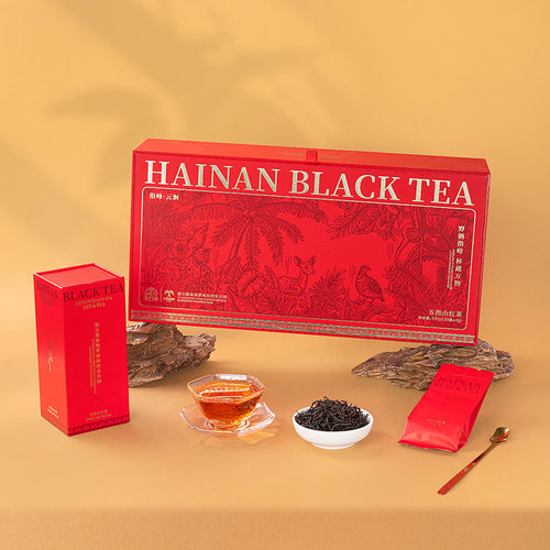五指山水满乡红茶一级120g野放茶