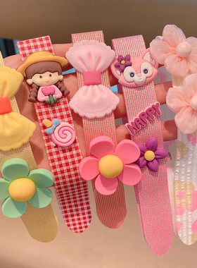 儿童刘海帖碎发神器宝宝魔术贴发带女孩发箍发饰头箍女童发卡头饰