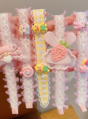 儿童魔术贴发箍夏天宝宝刘海贴女孩发卡头饰发帖女童碎发神器发带