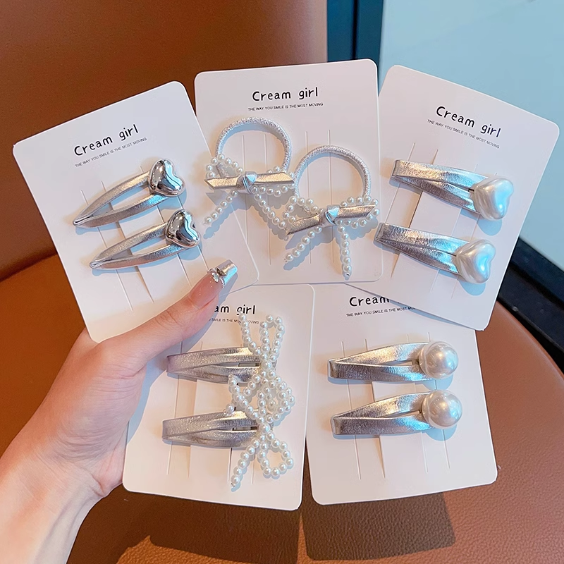 女童高颜值刘海发夹儿童不伤发