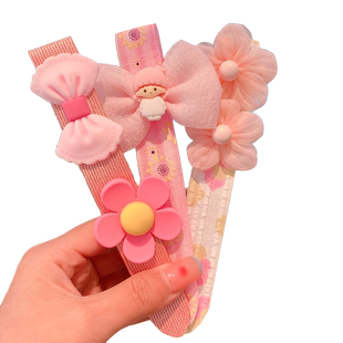 儿童刘海帖碎发神器宝宝魔术贴发带女孩发箍发饰头箍女童发卡头饰