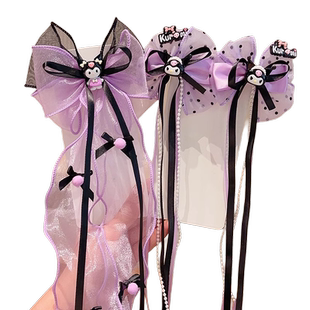 2026年新款儿童公主发饰女孩蝴蝶结发夹宝宝可爱飘带发卡女童头饰