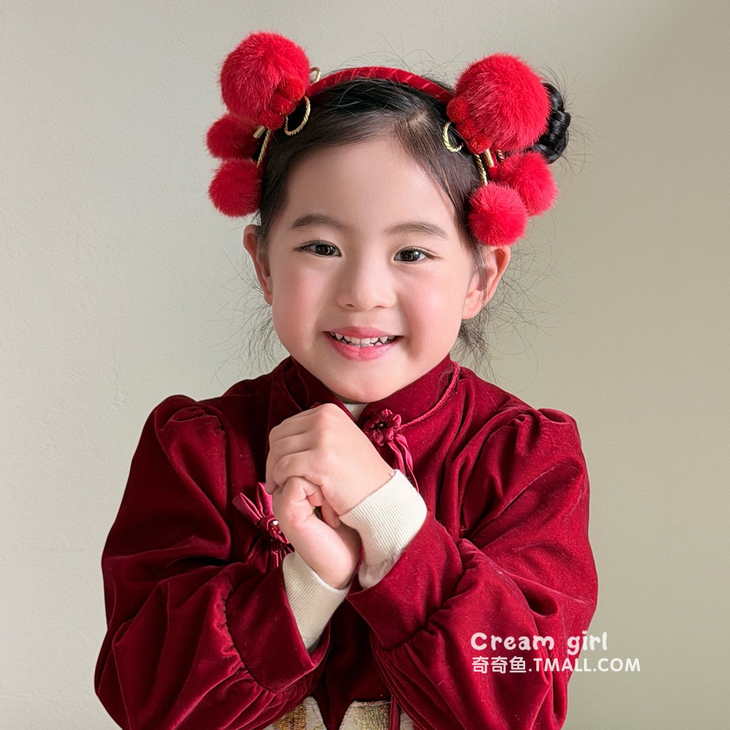 新年发箍女儿童过年发饰,童装/婴儿装/亲子装,发饰,淘宝优惠券,粉丝福利购,淘宝优惠卷