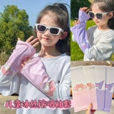 Детский летний защитный рукав для девочек, шелковые нарукавники, комплект, солнцезащитный крем, новая коллекция, УФ-защита