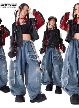 爵士舞服装女童hiphop街舞