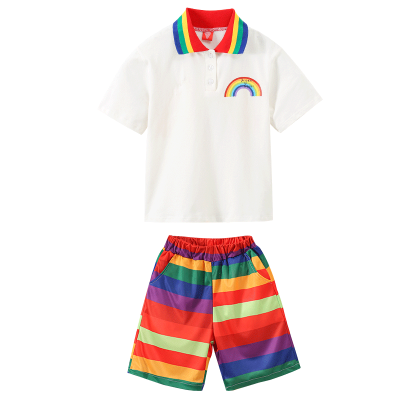 六一儿童啦啦队演出服女童小学生运动会开幕式幼儿园合唱表演服装