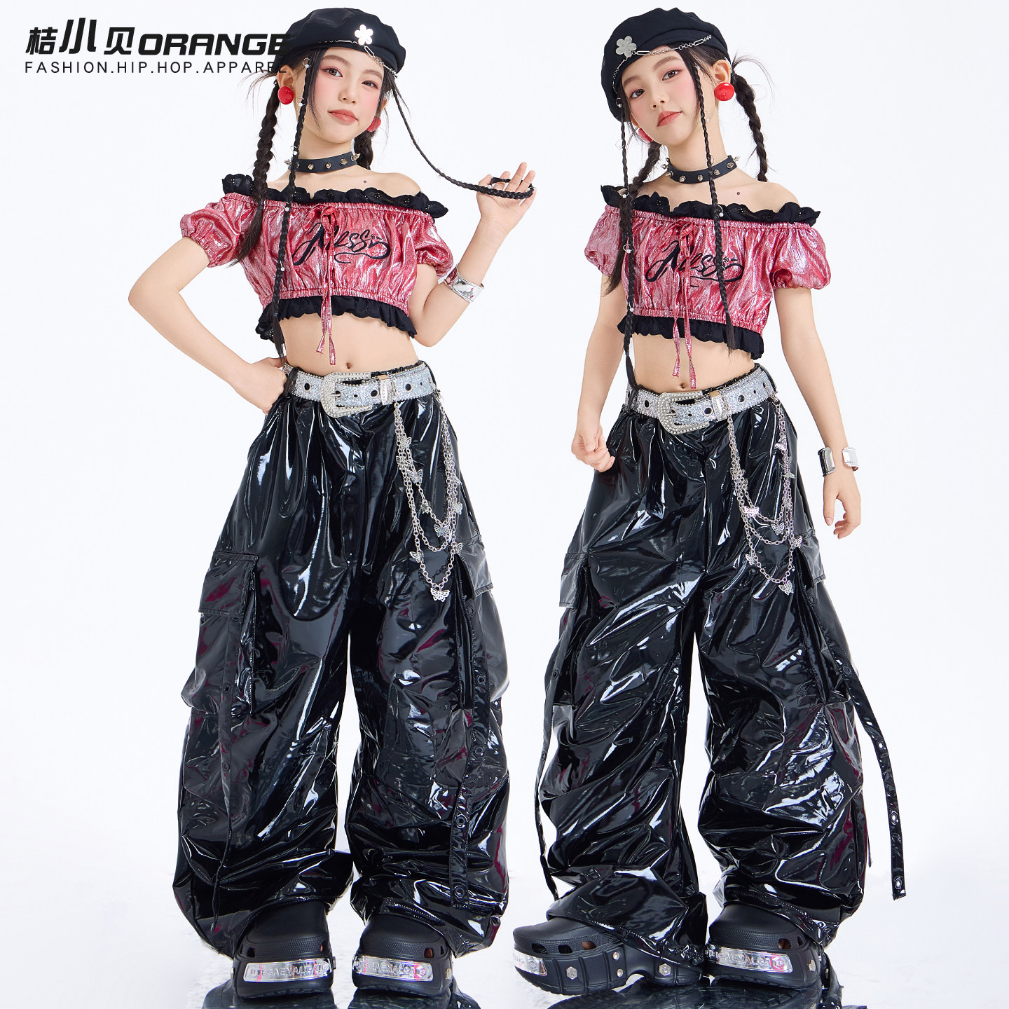 女童爵士舞演出服女团jazz穿搭