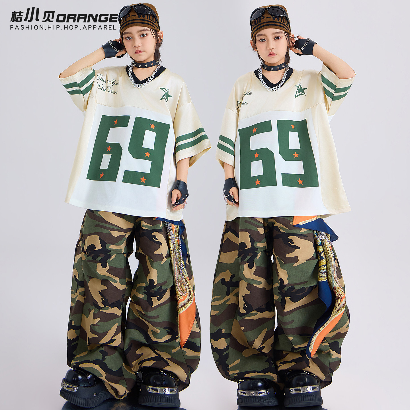 六一儿童街舞潮服男孩嘻哈hiphop