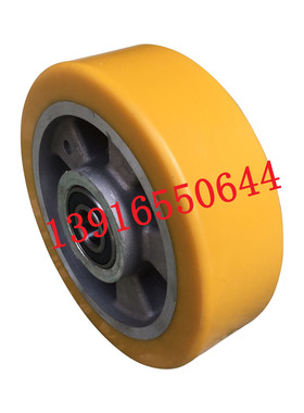 电动叉车轮子林德T20T16伟轮EXU20平衡轮125*40/45辅助轮