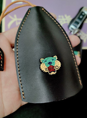 汽车钥匙包真皮通用抽拉式个性创意收纳家用保护套男女士新款轻奢