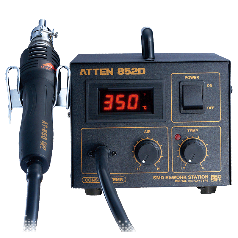 ATTEN安泰信热风焊台AT852D热风枪拆焊台手机维修拔焊台850B/850D