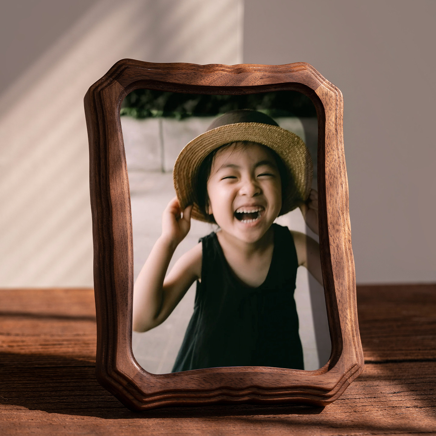 照片打印加相框diy定制装裱实木相片框宝宝儿童创意相片框摆台