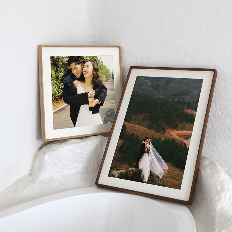 婚纱照洗照片做成相框冲印打印相片黑胡桃圆角卧室客厅挂墙36实木,家居饰品,相框/画框,淘宝优惠券,粉丝福利购,淘宝优惠卷