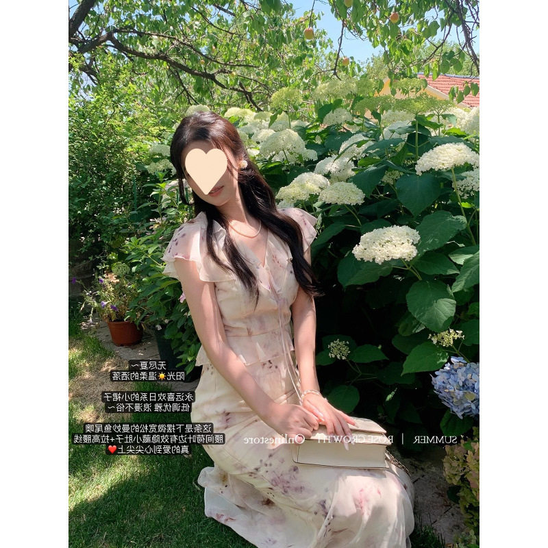 晕染日系氛围感小飞袖鱼