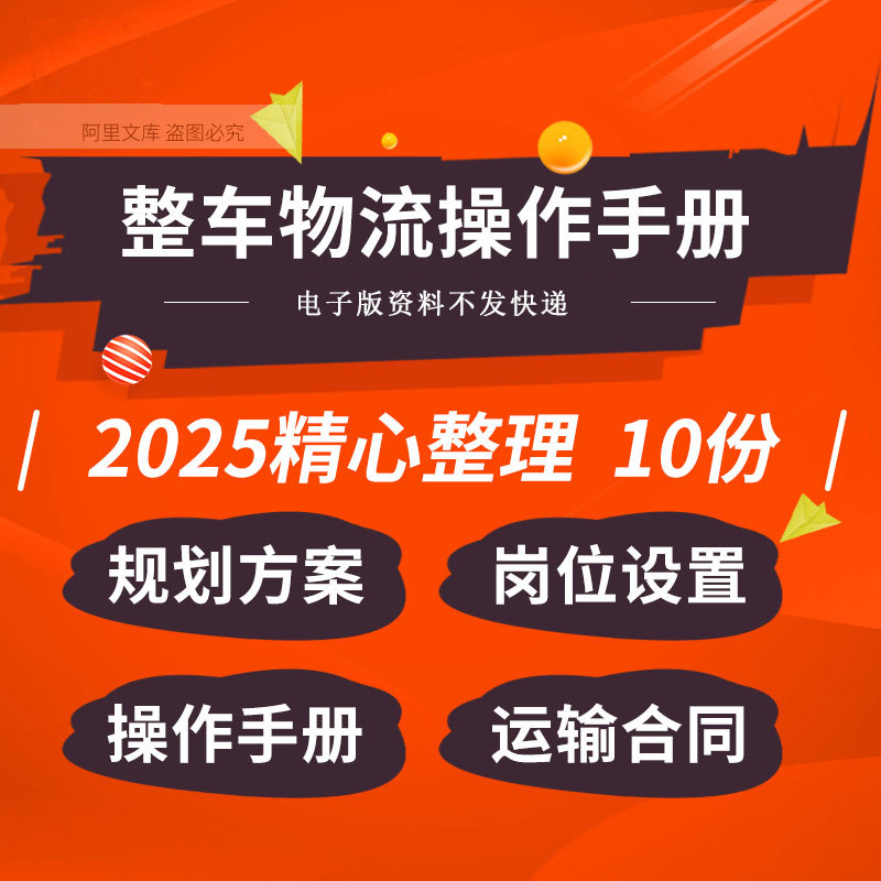 汽车整车物流运输合同公司各部门岗位设置规划方案标准化操作手册