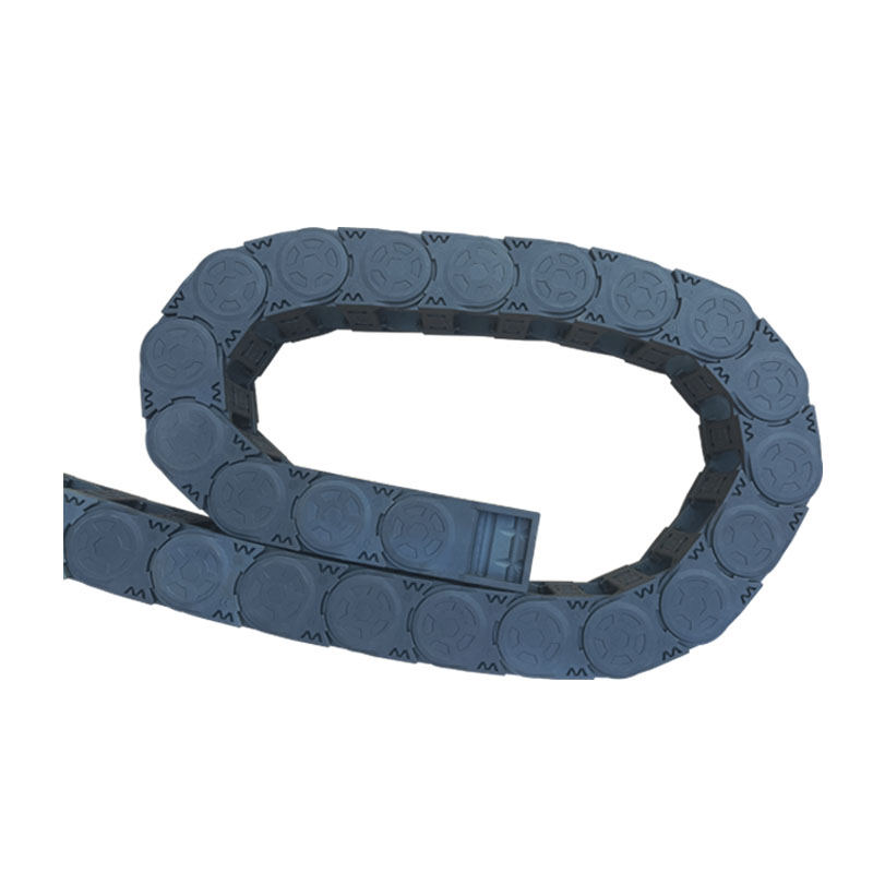 塑料尼龙拖链数控雕刻机机床电缆导轨穿线槽坦克S链条传动工业链