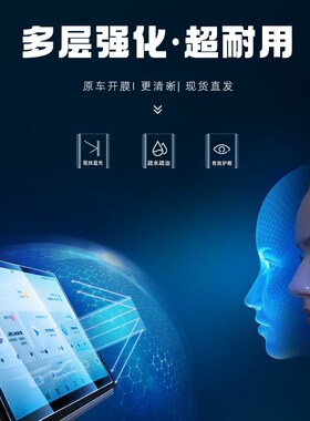 A级中控屏导航仪i表内饰贴膜A180屏幕钢化膜车载装饰用品A200L