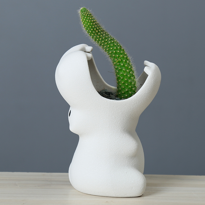 多肉花盆陶瓷创意个性植物卡通