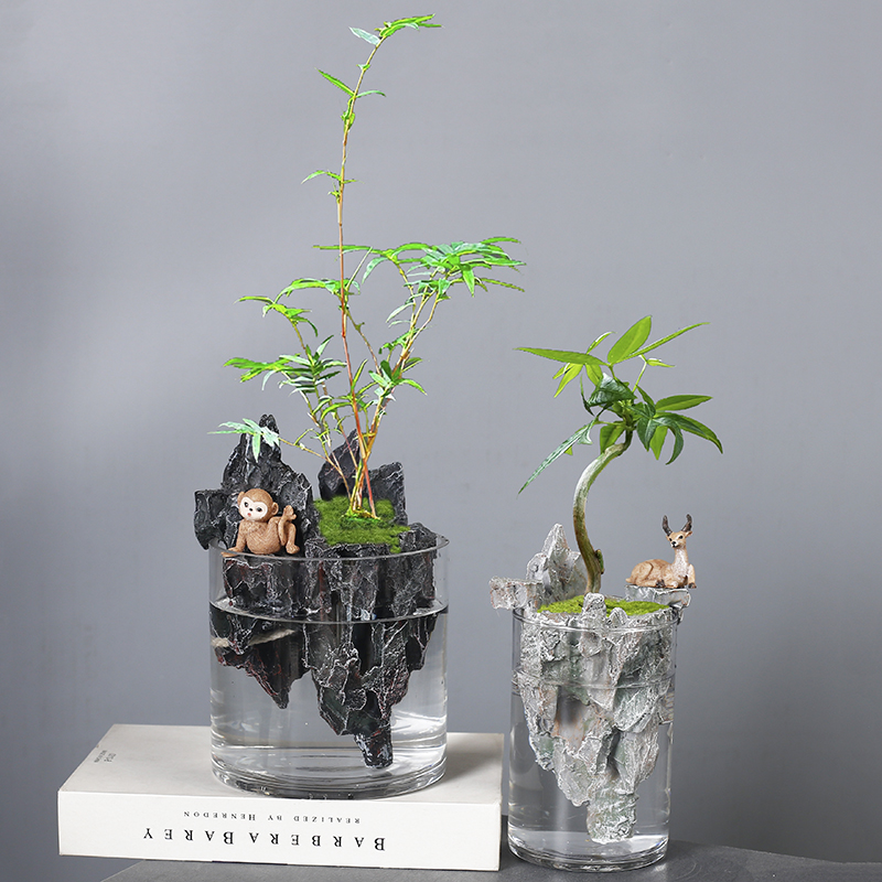 树脂配玻璃田园创意复古