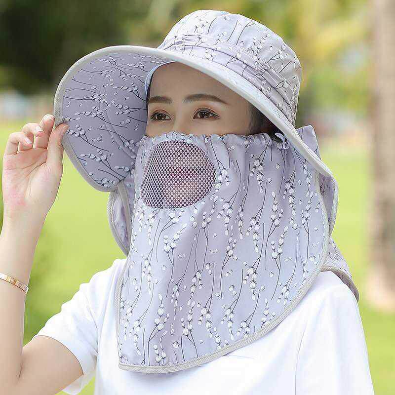 防沙尘暴帽子带护脸透明防晒帽子遮脸脖子跑步防晒帽女 遮脸 户外在类目 服饰配件/皮带/帽子/围巾, 帽子中 - 来自Buy2taobao.com提供专业的淘宝代购服务