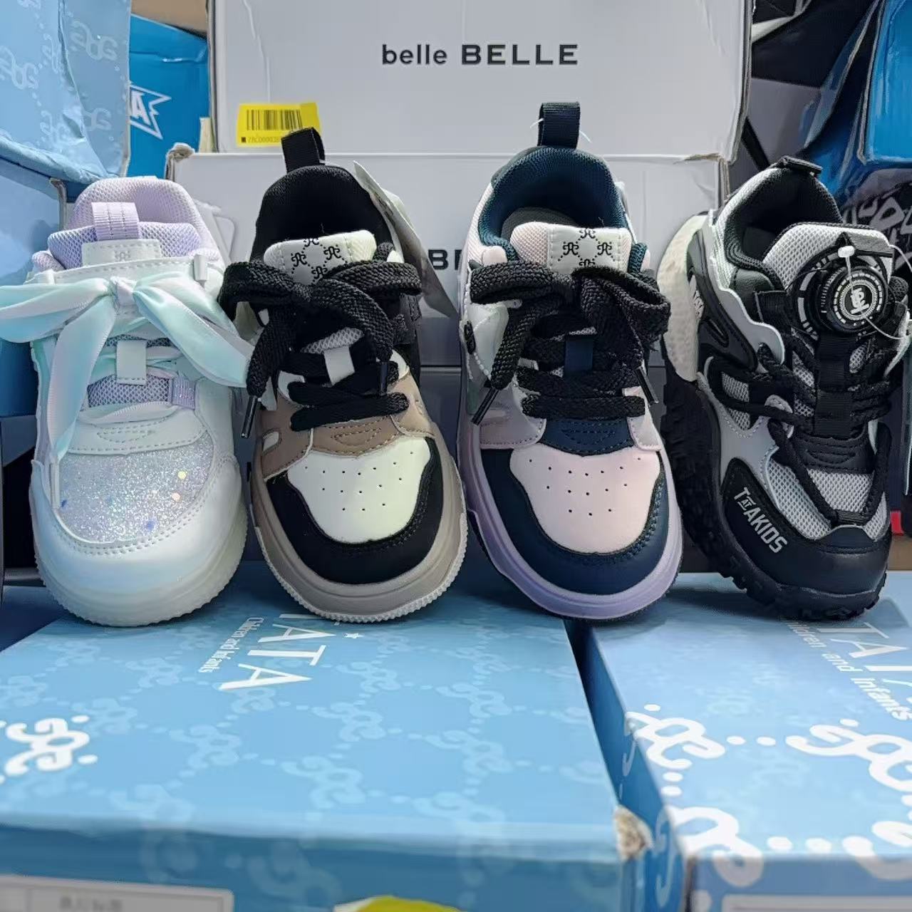 他她家断码集合女童运动鞋春季新品男童休闲鞋轻盈透气