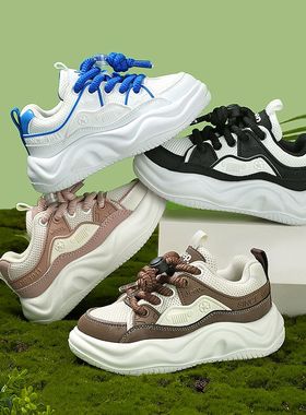 JEEP童鞋男童春秋软底运动跑步鞋子新款秋季儿童防滑厚底板鞋4136