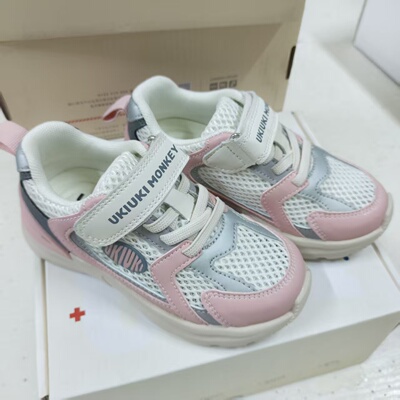 男女童运动鞋春秋网面透气软底防滑户外轻便休闲老爹鞋3769