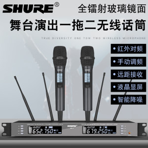 Shure/舒尔 SK-2无线话筒一拖二专业舞台防啸叫家用K歌ktv麦克风