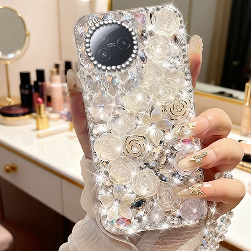 高端奢华镶钻手机壳，不掉钻，不发黄