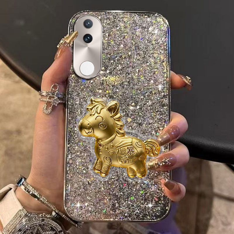 2026马年新款，电镀爆闪，不掉漆