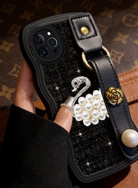 红色喜庆布艺小香风适用苹果iPhone14ProMax手机壳过年8毛绒15防摔15Pro名媛6sPlus喜庆7Plus结婚12外壳12