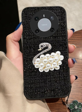 红色本命年布艺小香风适用华为Mate70手机壳本命年30 5G外壳80max全包20冬天p30pro结婚200/2026年p50保护套