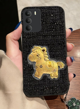 新年马上有钱适用realme真我V70手机壳秋冬Q3S红色2防摔10喜庆10+小香风12X冬天V20结婚Q3i布艺 5G本命年V13