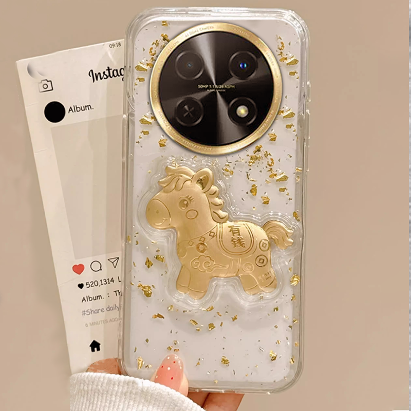 2026马年新款，透明高级金箔，不发黄